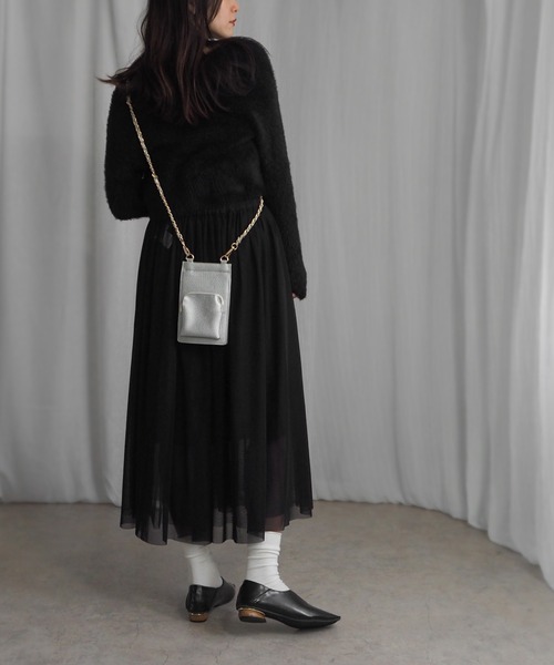 minia（ミニア）の「ウッドヒールメタリックバブーシュ（パンプス・レディース・ブラック/シルバー/ゴールド/ブロンズ・LL/S/M/L）」の19枚目の写真