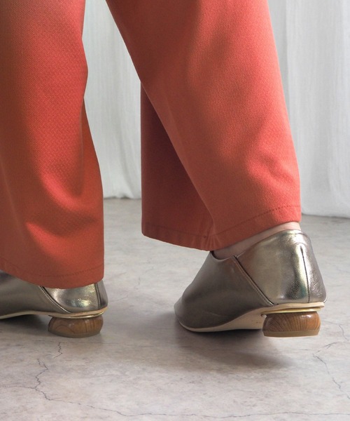 minia（ミニア）の「ウッドヒールメタリックバブーシュ（パンプス・レディース・ブラック/シルバー/ゴールド/ブロンズ・LL/S/M/L）」の17枚目の写真