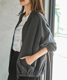 オーバーサイズZIPブルゾン