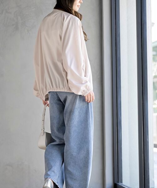 rps(アールピーエス)の「オーバーサイズZIPブルゾン(ブルゾン・レディース・グレー/ブラック/アイボリー/チャコールグレー・フリー)」の8枚目の写真