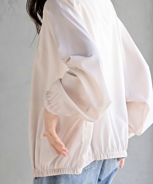 rps(アールピーエス)の「オーバーサイズZIPブルゾン(ブルゾン・レディース・グレー/ブラック/アイボリー/チャコールグレー・フリー)」の11枚目の写真