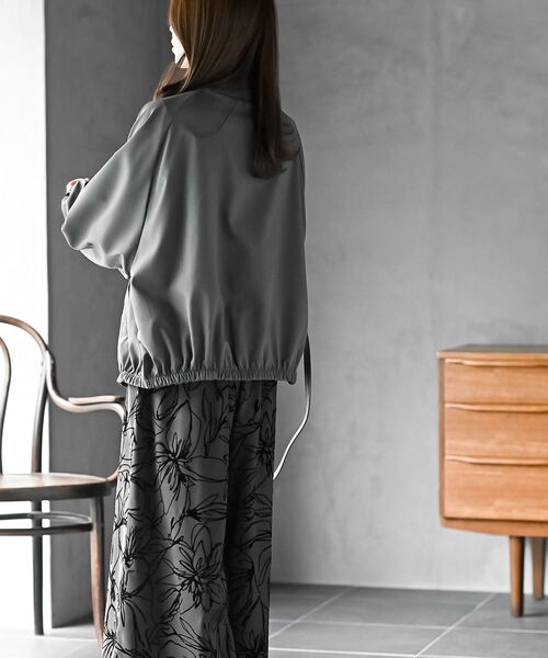 rps(アールピーエス)の「オーバーサイズZIPブルゾン(ブルゾン・レディース・グレー/ブラック/アイボリー/チャコールグレー・フリー)」の15枚目の写真