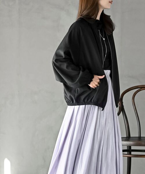 rps(アールピーエス)の「オーバーサイズZIPブルゾン(ブルゾン・レディース・グレー/ブラック/アイボリー/チャコールグレー・フリー)」の22枚目の写真