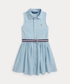 ポロラルフローレン　コットン シャンブレー ドレス POLO RALPH LAUREN（ポロ ラルフ ローレン）の「コットン