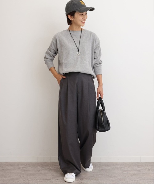 JOURNAL STANDARD relume（ジャーナルスタンダード　レリューム）の「《追加6》TCワッフルロングスリーブTシャツ（Tシャツ/カットソー・レディース・ストーン/ライトブルー/ライトグレー/ホワイト/ピンク・FREE）」の12枚目の写真