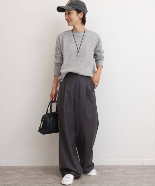 JOURNAL STANDARD relume（ジャーナルスタンダード　レリューム）の「《追加6》TCワッフルロングスリーブTシャツ（Tシャツ/カットソー・レディース・ストーン/ライトブルー/ライトグレー/ホワイト/ピンク・FREE）」の13枚目の写真