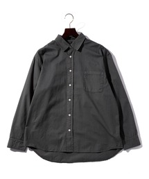 THISIS（ディスイズ）の「ビッグシルエット コットンツイル 硫化染め レギュラーカラーシャツ レディース（シャツ/ブラウス）」