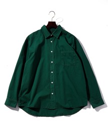 THISIS（ディスイズ）の「ビッグシルエット コットンツイル 硫化染め レギュラーカラーシャツ レディース（シャツ/ブラウス）」