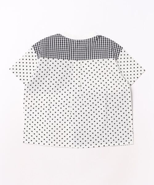 RAGMART（ラグマート）の「バンドカラーシャツ（Tシャツ/カットソー・キッズ・チェック/ストライプ/オフホワイト・110cm/120cm/130cm/100cm）」の10枚目の写真