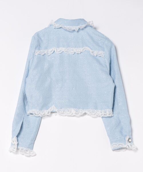 Sister Jane（シスタージェーン）の「SisterJane/シスタージェーン/Treasured Tweed ジャケット（テーラードジャケット・レディース・ブルー・S/M）」の2枚目の写真