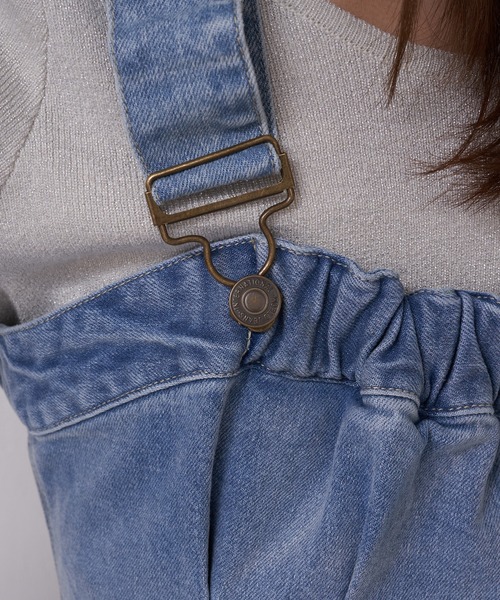 Chico（チコ）の「【2024SS】折り返しデニムオーバーオール（サロペット/オーバーオール・レディース・ネイビー/スカイブルー/ブルー・FREE）」の21枚目の写真