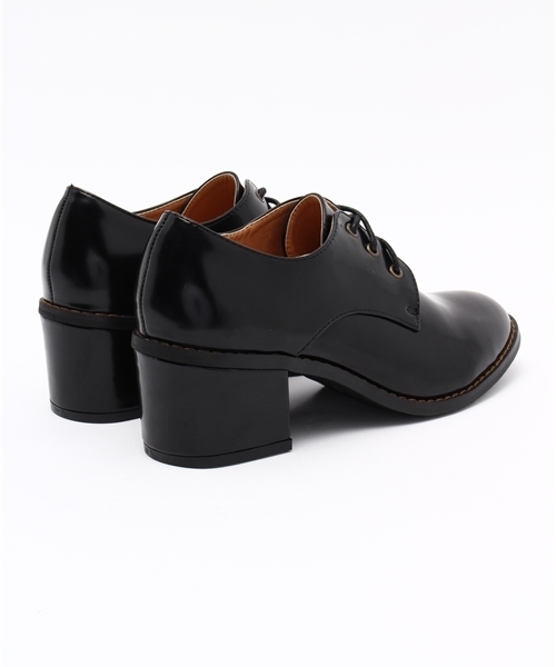 WEGO（ウィゴー）の「WEGO/レースアップヒールシューズ（パンプス・レディース・ブラウン/ワイン/ブラック/ネイビー・MEDIUM/SMALL/LARGE）」の8枚目の写真