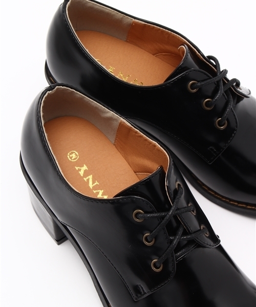 WEGO（ウィゴー）の「WEGO/レースアップヒールシューズ（パンプス・レディース・ブラウン/ワイン/ブラック/ネイビー・MEDIUM/SMALL/LARGE）」の10枚目の写真