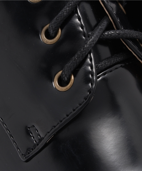 WEGO（ウィゴー）の「WEGO/レースアップヒールシューズ（パンプス・レディース・ブラウン/ワイン/ブラック/ネイビー・MEDIUM/SMALL/LARGE）」の6枚目の写真