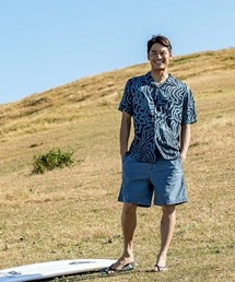 POOL PARTY CASUAL SS/クイックシルバー半袖総柄シャツ