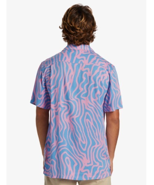 Quiksilver(クイックシルバー)の「POOL PARTY CASUAL SS/クイックシルバー半袖総柄シャツ(シャツ/ブラウス・メンズ・ブラック/ブルー/ブルー系その他/ベージュ・X-LARGE/SMALL/MEDIUM/LARGE)」の20枚目の写真