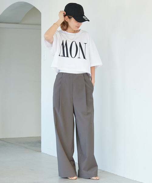 セール】BTN MON/NOW Tシャツ（Tシャツ/カットソー）｜Deuxieme