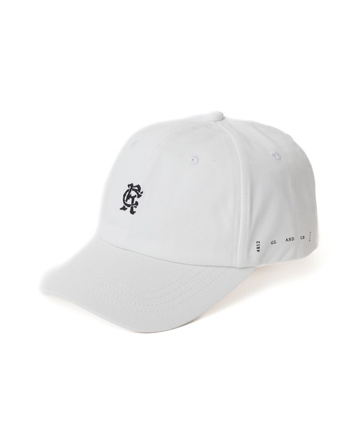 CRIMIE(クライミー)の「CR MONOGRAM EMBROIDERY DAD CAP / CRモノグラム 刺繍 6パネル キャップ(キャップ・メンズ・ブラック/ホワイト・ONE SIZE)」の1枚目の写真