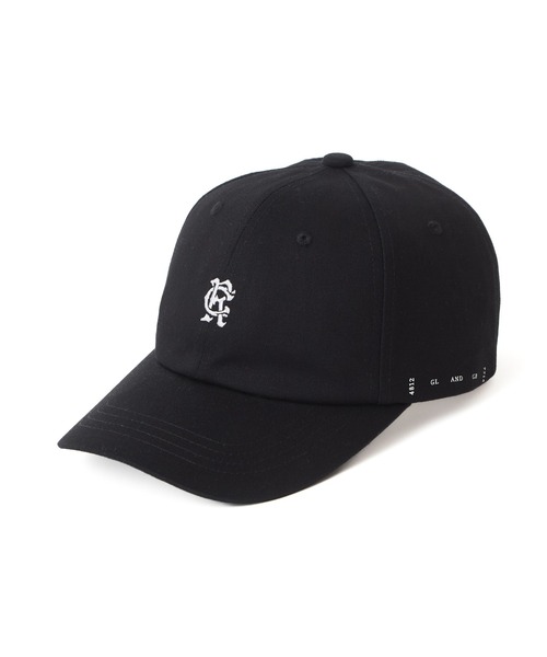 CRIMIE(クライミー)の「CR MONOGRAM EMBROIDERY DAD CAP / CRモノグラム 刺繍 6パネル キャップ(キャップ・メンズ・ブラック/ホワイト・ONE SIZE)」の2枚目の写真