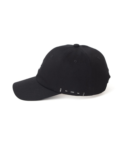 CRIMIE(クライミー)の「CR MONOGRAM EMBROIDERY DAD CAP / CRモノグラム 刺繍 6パネル キャップ(キャップ・メンズ・ブラック/ホワイト・ONE SIZE)」の4枚目の写真