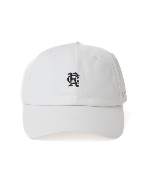 CRIMIE(クライミー)の「CR MONOGRAM EMBROIDERY DAD CAP / CRモノグラム 刺繍 6パネル キャップ(キャップ・メンズ・ブラック/ホワイト・ONE SIZE)」の6枚目の写真
