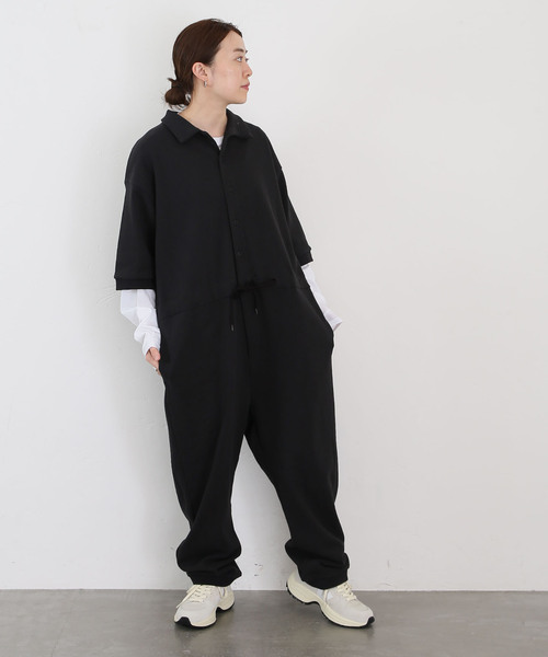 journal standard luxe　カノコオールインワン　ブラック　美品 JOURNAL STANDARD LUXE（ジャーナルスタンダード ラックス）の
