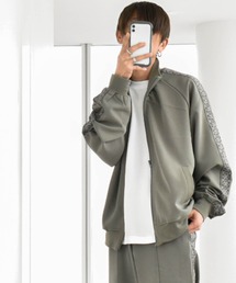 Ritzy（リッツィー）の「ポリエステル ストレッチ ジャガードテープトラックジャケット レディース メンズ（ジャージ）」