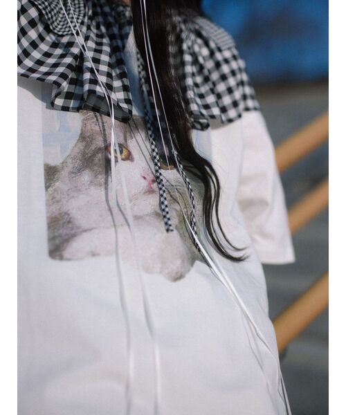 merry jenny（メリージェニー）の「フリルフリルサッシュ（付け襟・レディース・オフホワイト/ブラック/その他1・FREE）」の10枚目の写真