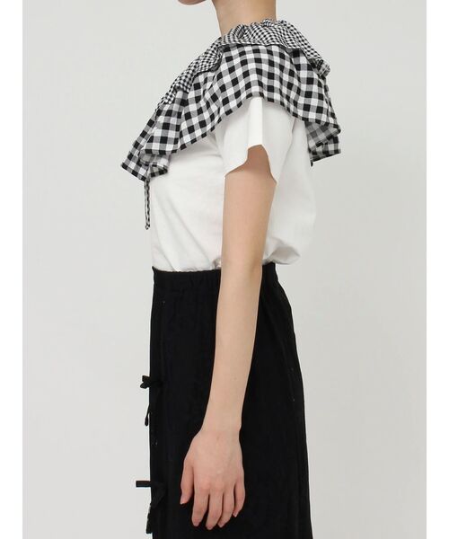 merry jenny（メリージェニー）の「フリルフリルサッシュ（付け襟・レディース・オフホワイト/ブラック/その他1・FREE）」の16枚目の写真