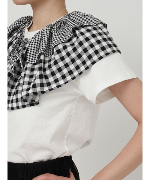 merry jenny（メリージェニー）の「フリルフリルサッシュ（付け襟・レディース・オフホワイト/ブラック/その他1・FREE）」の19枚目の写真