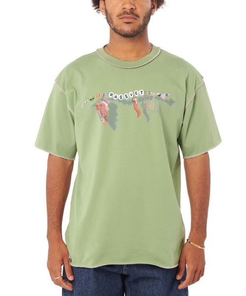 セール】【RASSVET / ラスベート】 MEN BRACELET TEE SHIRT KNIT：T