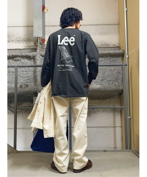 Lee（リー）の「【Lee】別注バックプリントロンT（Tシャツ/カットソー