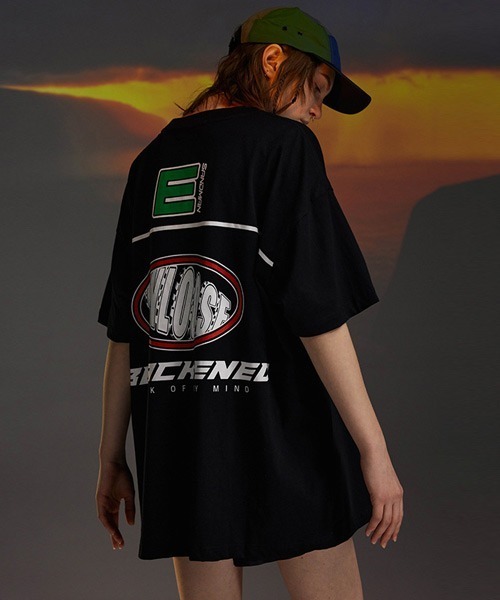 Ressaca(レサーカ)の「オーバーサイズ レーシングプリントTシャツ ブロークコア(Tシャツ/カットソー・メンズ・ホワイト/ブラック・XL/L/M/S)」の11枚目の写真