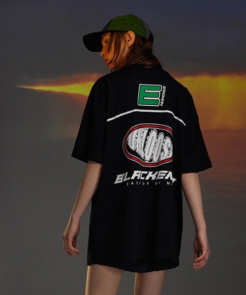 Ressaca(レサーカ)の「オーバーサイズ レーシングプリントTシャツ ブロークコア(Tシャツ/カットソー・メンズ・ホワイト/ブラック・XL/L/M/S)」の12枚目の写真