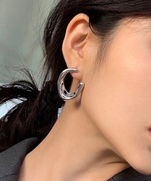 ボリュームニュアンスカーブピアス