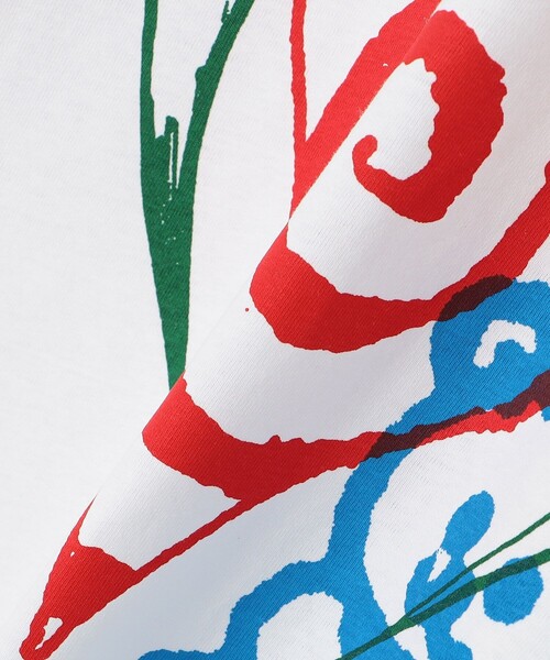 GANNI（ガニー）の「GANNI/ガニー FUTURE HEAVY JERSEY LS T-SHIRT / T3789_490 / ロングスリーブプリントTシャツ（Tシャツ/カットソー・レディース・ホワイト・SMALL）」の6枚目の写真