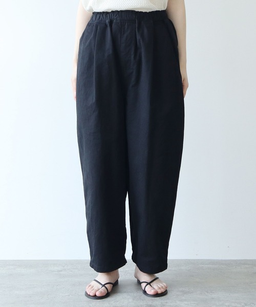 yuni（ユニ ）の「コットンリネンツイル コクーンパンツ1701PT046241  