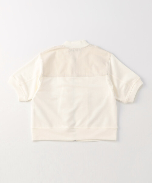 COMME CA ISM(コムサイズム)の「半袖ブルゾン(ブルゾン・キッズ・ブラック/オフホワイト・100cm/110cm/120cm/130cm/140cm/150cm)」の4枚目の写真