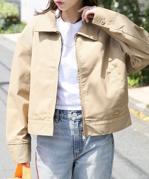 【セール】【Dickies】ルーズシルエット フルジップジャケット ブルゾン /3187-6310（ブルゾン）｜Dickies（ディッキーズ）