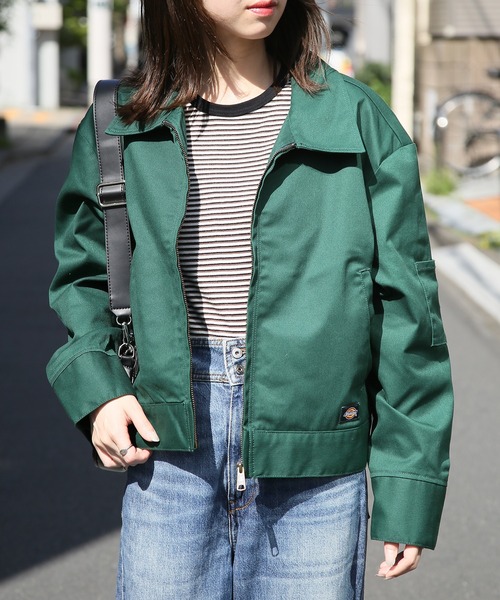 【セール】【Dickies】ルーズシルエット フルジップジャケット ブルゾン /3187-6310（ブルゾン）｜Dickies（ディッキーズ）ブルゾン