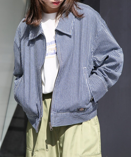 【セール】【Dickies】ルーズシルエット フルジップジャケット ブルゾン /3187-6310（ブルゾン）｜Dickies（ディッキーズ）