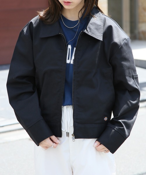 【セール】【Dickies】ルーズシルエット フルジップジャケット ブルゾン /3187-6310（ブルゾン）｜Dickies（ディッキーズ）