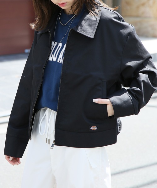 【セール】【Dickies】ルーズシルエット フルジップジャケット ブルゾン /3187-6310（ブルゾン）｜Dickies（ディッキーズ）