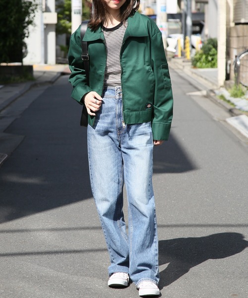 【セール】【Dickies】ルーズシルエット フルジップジャケット ブルゾン /3187-6310（ブルゾン）｜Dickies（ディッキーズ）