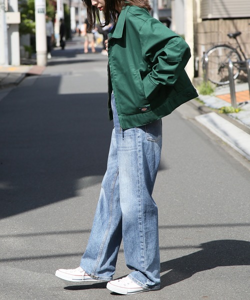 【セール】【Dickies】ルーズシルエット フルジップジャケット ブルゾン /3187-6310（ブルゾン）｜Dickies（ディッキーズ）