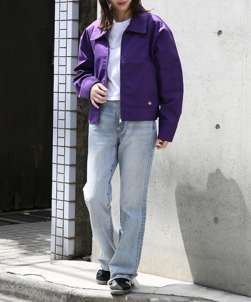 【セール】【Dickies】ルーズシルエット フルジップジャケット ブルゾン /3187-6310（ブルゾン）｜Dickies（ディッキーズ）