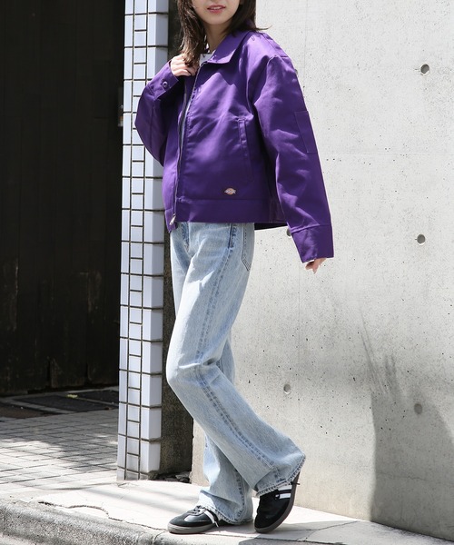 【セール】【Dickies】ルーズシルエット フルジップジャケット ブルゾン /3187-6310（ブルゾン）｜Dickies（ディッキーズ）