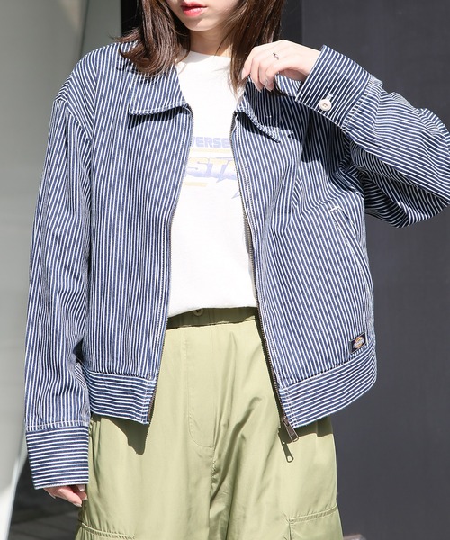 【セール】【Dickies】ルーズシルエット フルジップジャケット ブルゾン /3187-6310（ブルゾン）｜Dickies（ディッキーズ）
