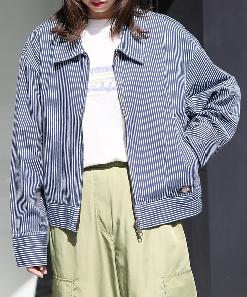 【セール】【Dickies】ルーズシルエット フルジップジャケット ブルゾン /3187-6310（ブルゾン）｜Dickies（ディッキーズ）