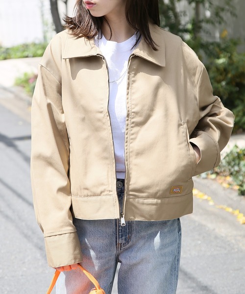 【セール】【Dickies】ルーズシルエット フルジップジャケット ブルゾン /3187-6310（ブルゾン）｜Dickies（ディッキーズ）